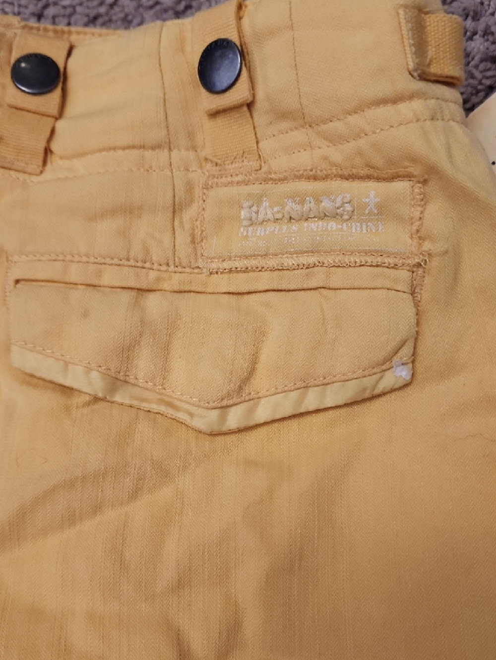 Women's Da-Nang Yellow Shorts - Picture 7 of 7